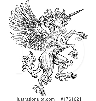 Royalty-Free (RF) Pegasus Clipart Illustration by AtStockIllustration - Stock Sample #1761621