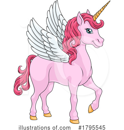 Royalty-Free (RF) Pegasus Clipart Illustration by AtStockIllustration - Stock Sample #1795545