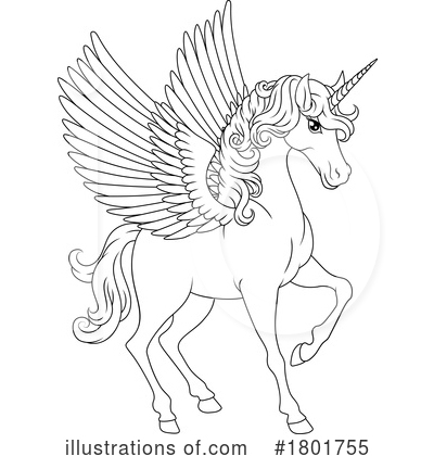 Royalty-Free (RF) Pegasus Clipart Illustration by AtStockIllustration - Stock Sample #1801755