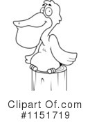 Pelican Clipart #1151719 by Cory Thoman