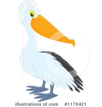 Royalty-Free (RF) Pelican Clipart Illustration by Alex Bannykh - Stock Sample #1170421