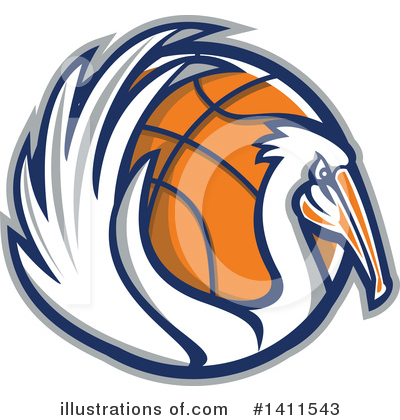 Pelican Clipart #1411543 by patrimonio