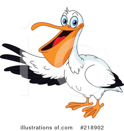 Royalty-Free (RF) Pelican Clipart Illustration by yayayoyo - Stock Sample #218902