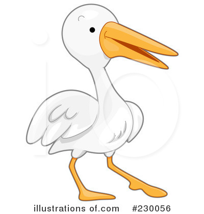 Royalty-Free (RF) Pelican Clipart Illustration by BNP Design Studio - Stock Sample #230056