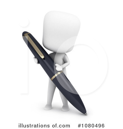 Royalty-Free (RF) Pen Clipart Illustration by BNP Design Studio - Stock Sample #1080496