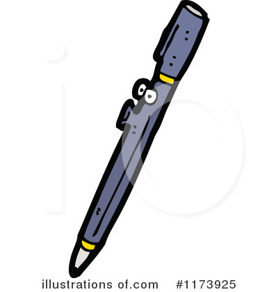 Royalty-Free (RF) Pen Clipart Illustration by lineartestpilot - Stock Sample #1173925