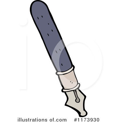 Royalty-Free (RF) Pen Clipart Illustration by lineartestpilot - Stock Sample #1173930
