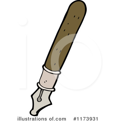 Royalty-Free (RF) Pen Clipart Illustration by lineartestpilot - Stock Sample #1173931
