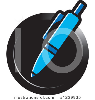 Royalty-Free (RF) Pen Clipart Illustration by Lal Perera - Stock Sample #1229935