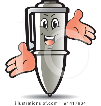 Royalty-Free (RF) Pen Clipart Illustration by Lal Perera - Stock Sample #1417964