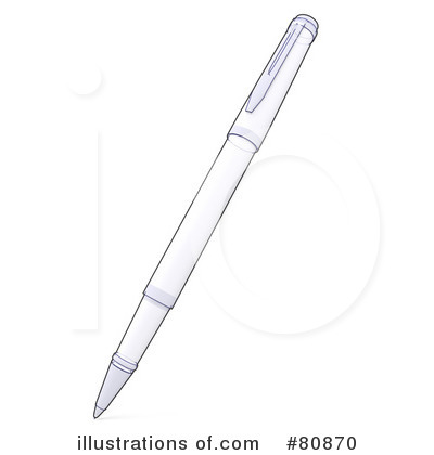 Royalty-Free (RF) Pen Clipart Illustration by Leo Blanchette - Stock Sample #80870