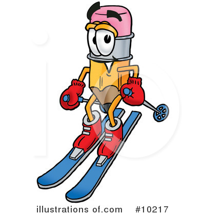 Royalty-Free (RF) Pencil Clipart Illustration by Mascot Junction - Stock Sample #10217