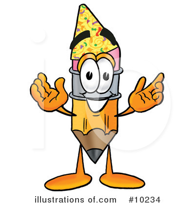Birthday Clipart #10234 by Mascot Junction