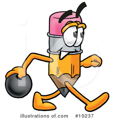 Royalty-Free (RF) Pencil Clipart Illustration by Mascot Junction - Stock Sample #10237