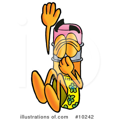 Royalty-Free (RF) Pencil Clipart Illustration by Mascot Junction - Stock Sample #10242