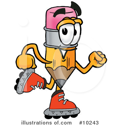 Royalty-Free (RF) Pencil Clipart Illustration by Mascot Junction - Stock Sample #10243