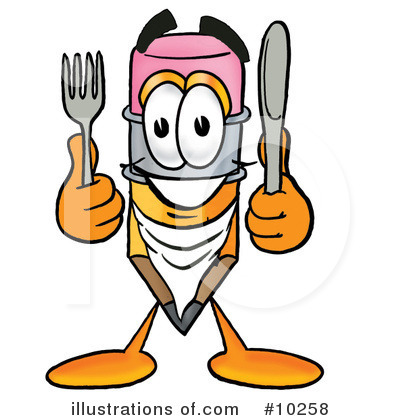 Silverware Clipart #10258 by Mascot Junction