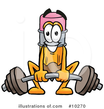 Royalty-Free (RF) Pencil Clipart Illustration by Mascot Junction - Stock Sample #10270