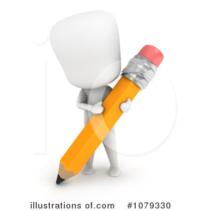 Royalty-Free (RF) Pencil Clipart Illustration by BNP Design Studio - Stock Sample #1079330