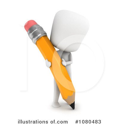 Royalty-Free (RF) Pencil Clipart Illustration by BNP Design Studio - Stock Sample #1080483