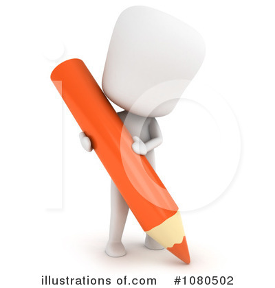 Royalty-Free (RF) Pencil Clipart Illustration by BNP Design Studio - Stock Sample #1080502