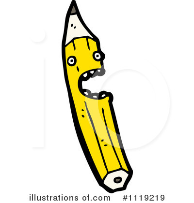 Royalty-Free (RF) Pencil Clipart Illustration by lineartestpilot - Stock Sample #1119219
