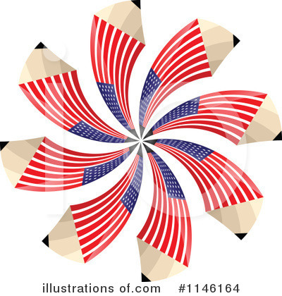 American Flag Clipart #1146164 by Andrei Marincas