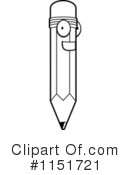 Pencil Clipart #1151721 by Cory Thoman