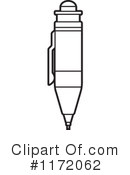 Pencil Clipart #1172062 by Lal Perera