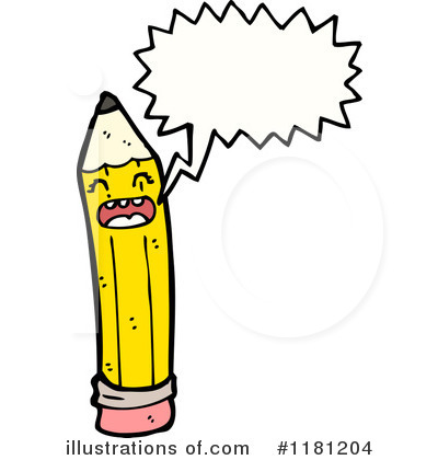 Royalty-Free (RF) Pencil Clipart Illustration by lineartestpilot - Stock Sample #1181204