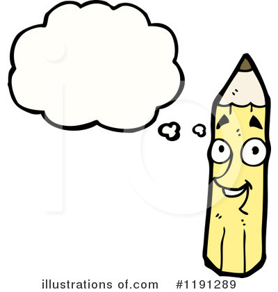 Royalty-Free (RF) Pencil Clipart Illustration by lineartestpilot - Stock Sample #1191289