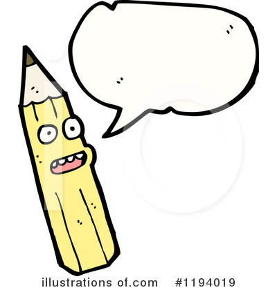 Royalty-Free (RF) Pencil Clipart Illustration by lineartestpilot - Stock Sample #1194019