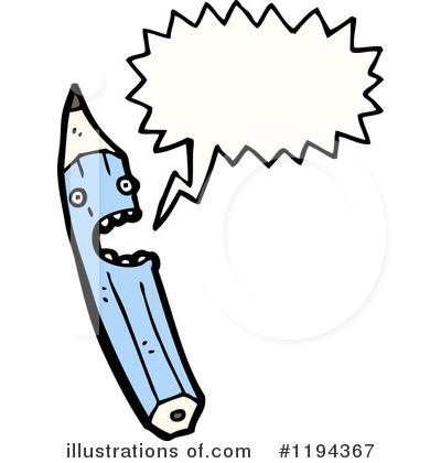 Royalty-Free (RF) Pencil Clipart Illustration by lineartestpilot - Stock Sample #1194367