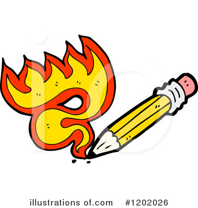 Royalty-Free (RF) Pencil Clipart Illustration by lineartestpilot - Stock Sample #1202026