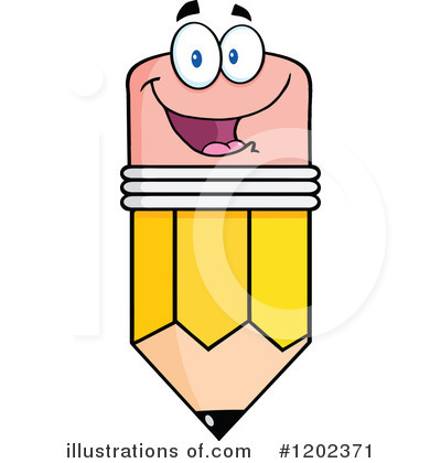 Pencils Clipart #1202371 by Hit Toon