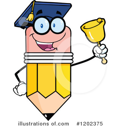 Royalty-Free (RF) Pencil Clipart Illustration by Hit Toon - Stock Sample #1202375