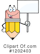 Pencil Clipart #1202403 by Hit Toon