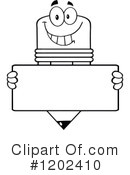 Pencil Clipart #1202410 by Hit Toon