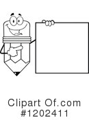 Pencil Clipart #1202411 by Hit Toon