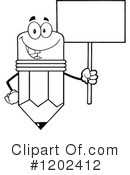 Pencil Clipart #1202412 by Hit Toon