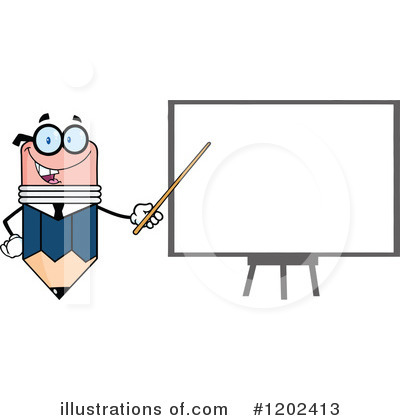 Royalty-Free (RF) Pencil Clipart Illustration by Hit Toon - Stock Sample #1202413