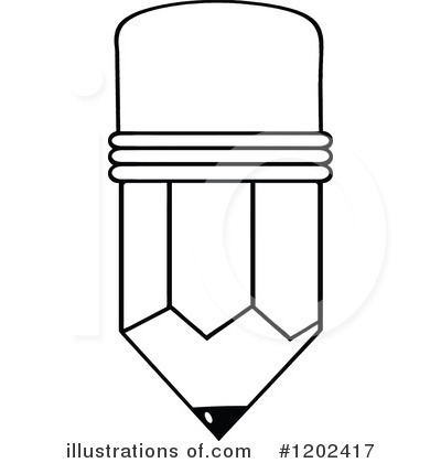 Royalty-Free (RF) Pencil Clipart Illustration by Hit Toon - Stock Sample #1202417