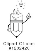 Pencil Clipart #1202420 by Hit Toon