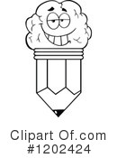 Pencil Clipart #1202424 by Hit Toon