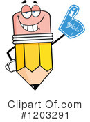 Pencil Clipart #1203291 by Hit Toon