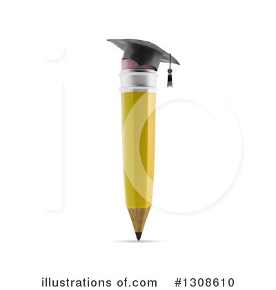 Pencil Clipart #1308610 by Mopic