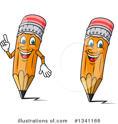 Royalty-Free (RF) Pencil Clipart Illustration by Vector Tradition SM - Stock Sample #1341166