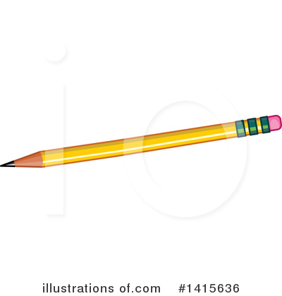 Royalty-Free (RF) Pencil Clipart Illustration by Pushkin - Stock Sample #1415636