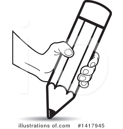 Royalty-Free (RF) Pencil Clipart Illustration by Lal Perera - Stock Sample #1417945