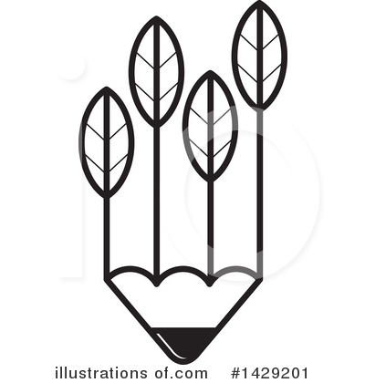 Royalty-Free (RF) Pencil Clipart Illustration by Lal Perera - Stock Sample #1429201